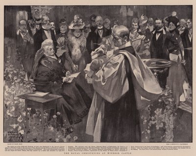 The Royal Christening at Windsor Castle by Frank Craig